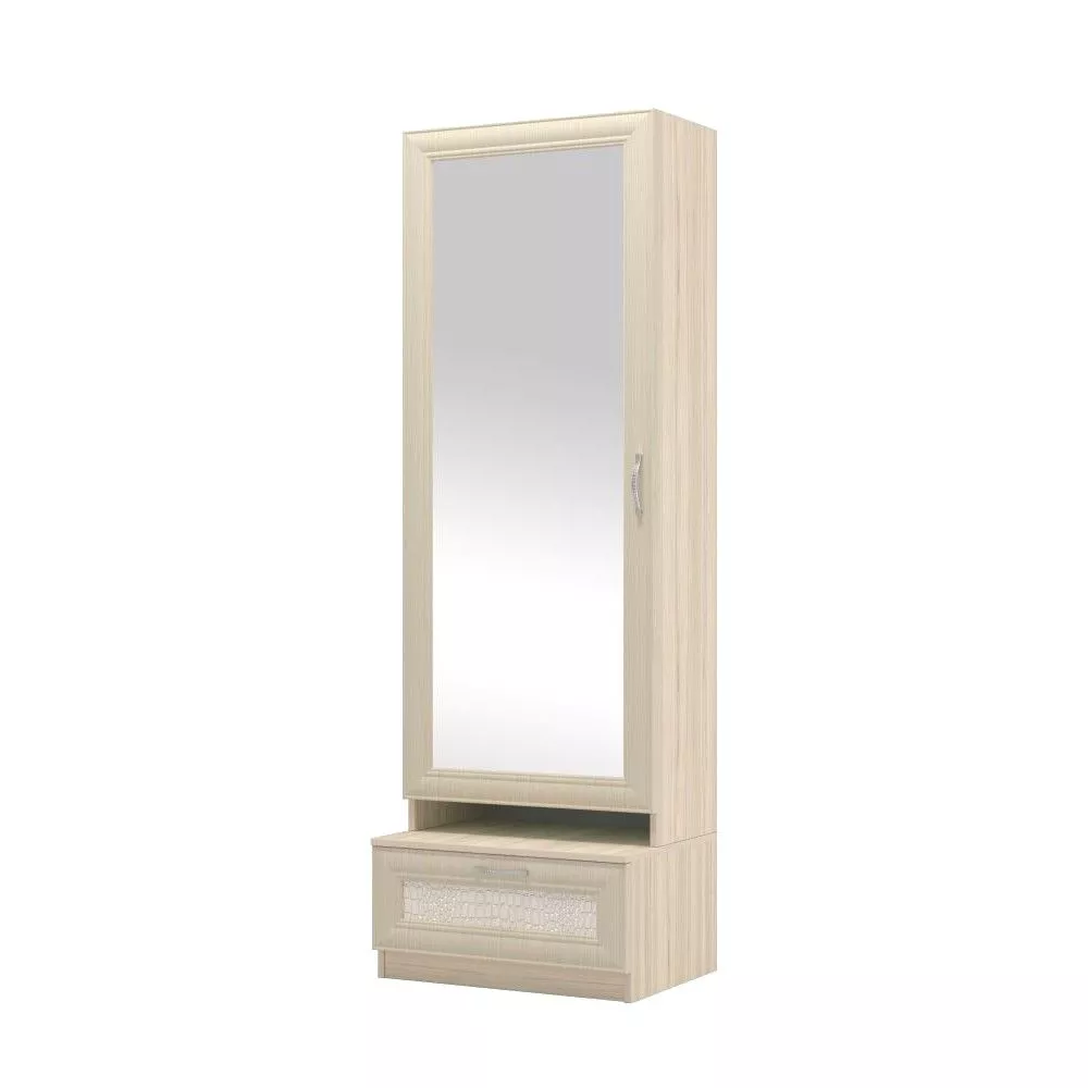 Шкаф пенал с зеркалом Ивушка-7 - купить в интернет-магазине мебели — «100диванов»